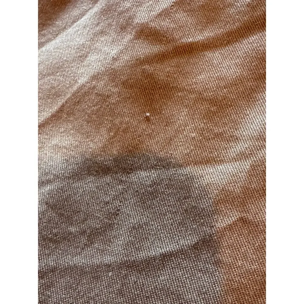 The Drop Taupe Tiered Maxi Dress Women’s Large Sleeveless Cotton Blend